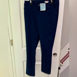 Navy blue Cat & Jack uniform skinny pants